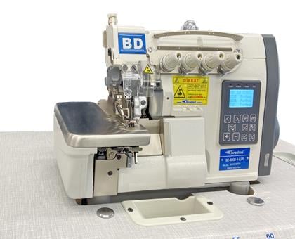 Elektrikli Akıllı Overlok Makina 4 İp