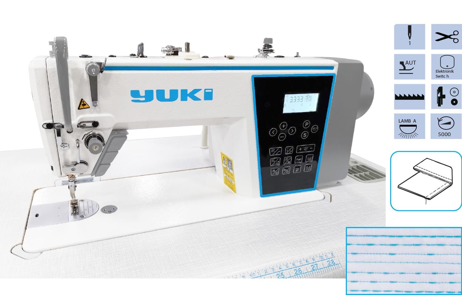 Jack B4F-M Düz Makine İplik Kesicili