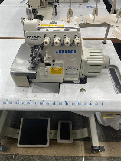 Juki 6714 4 İplik Kafadan Motor Overlok Makinası