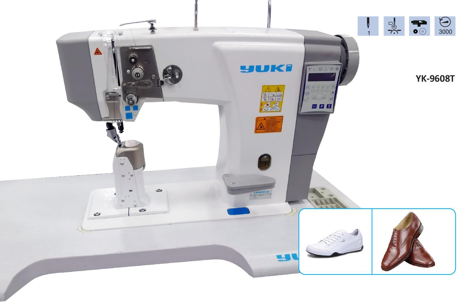 Yuki Saya Sütunlu İplik Kesmeli Tek İğne Dikiş Makinası