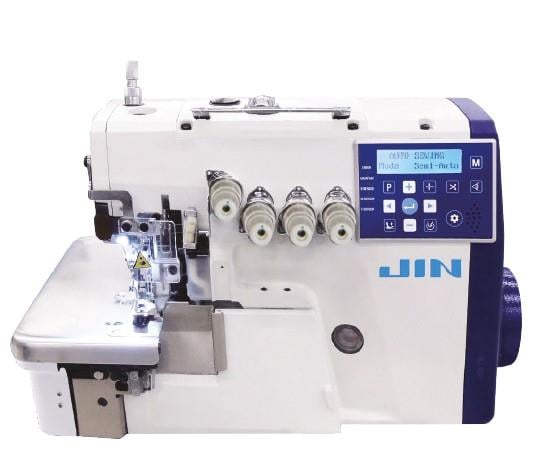 Direct Drive, 3 Sensörlü, Manyetik İplik Kesmeli (Giyotin Tip) ve Ayak Kaldirmali, 4 İplik Akıllı Overlok Makinasi