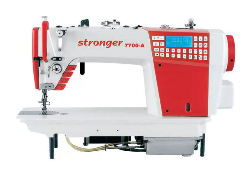 Stronger 7700 Elektr.Çift Step Mot. Çift Bıçaklı Düz Makine