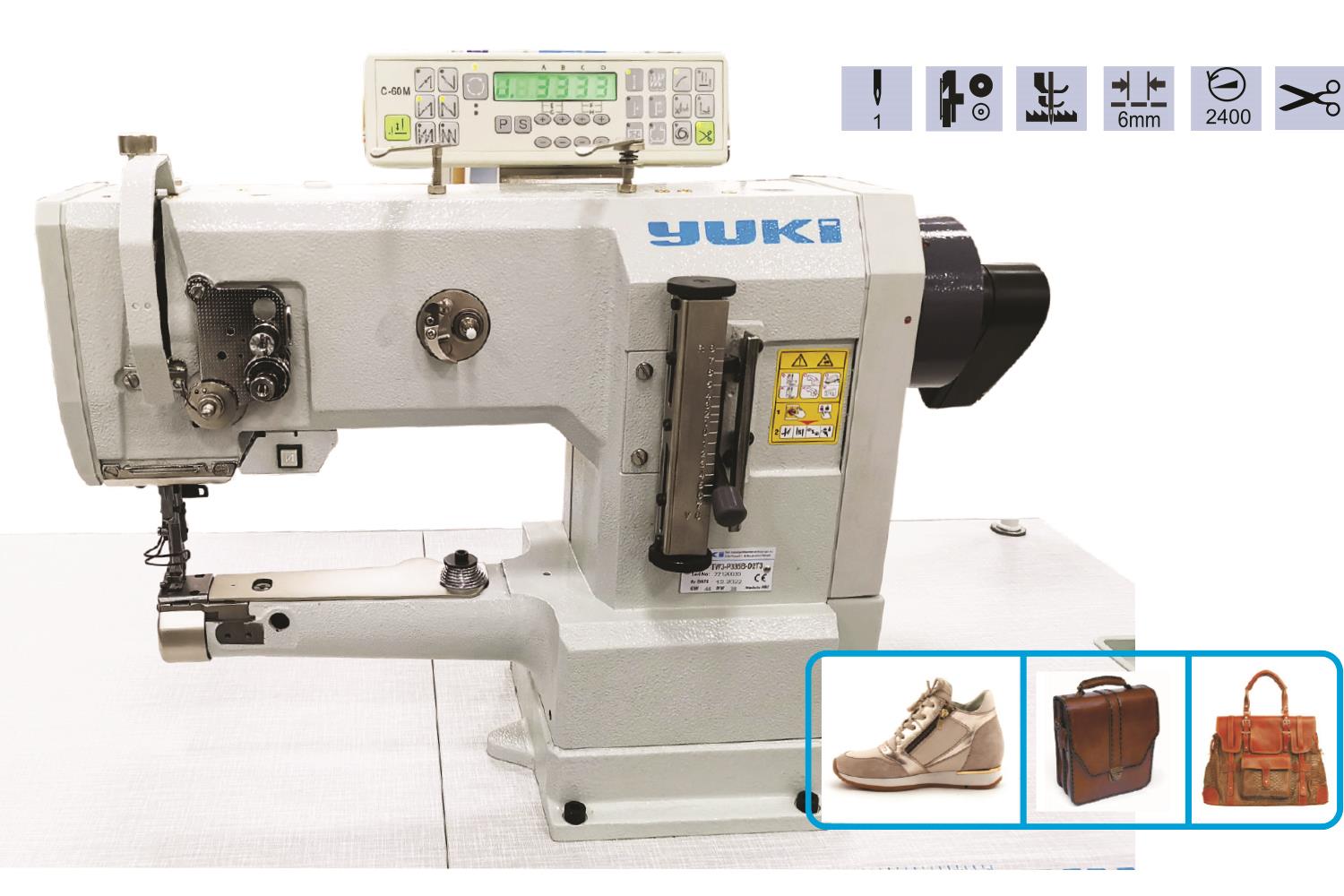 Yuki Çift Papuç İnce Baş Makine Çanta İplik Kesicili