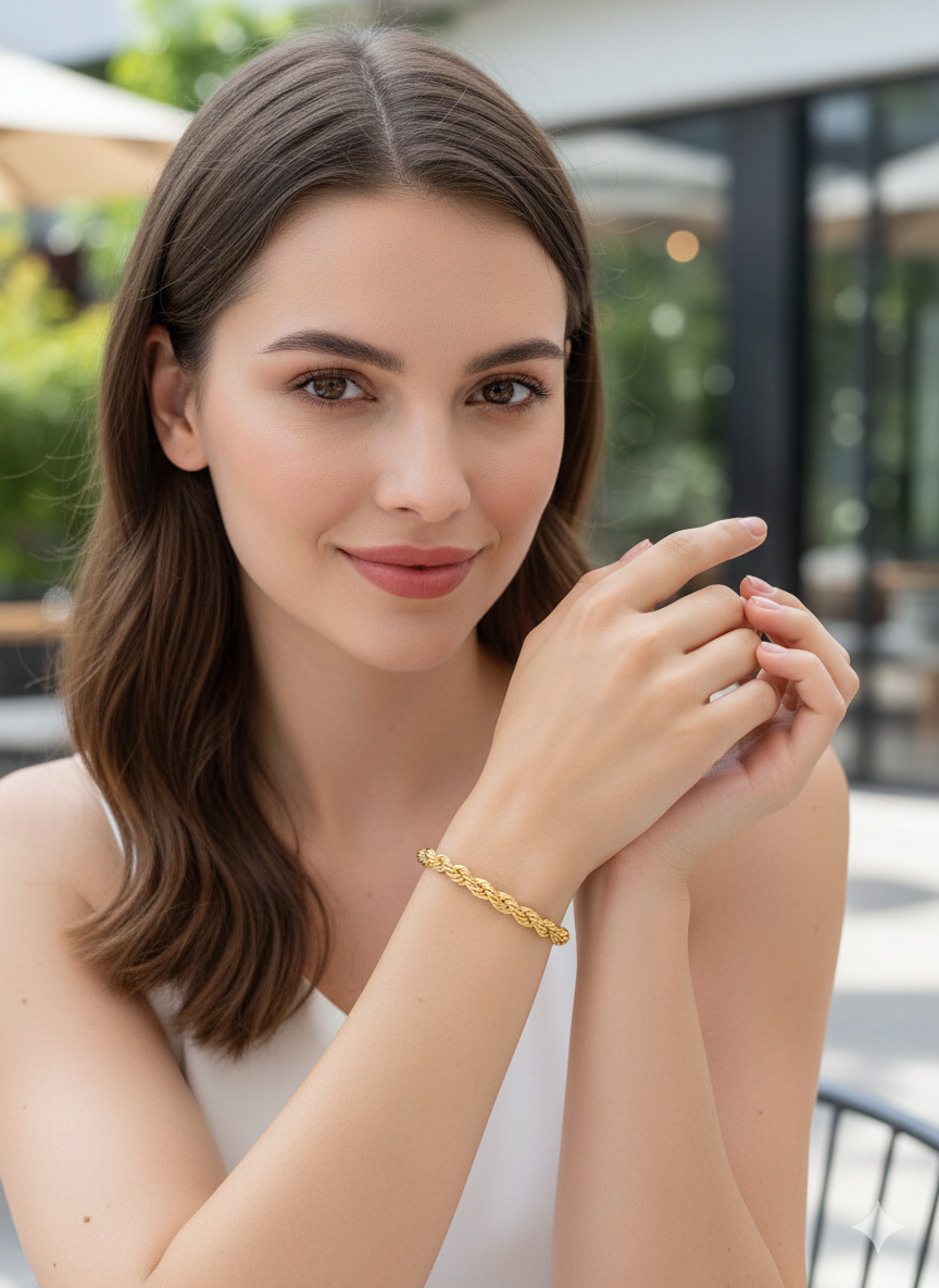 6mm Xuping Bileklik 14k (Gold) XP 00274