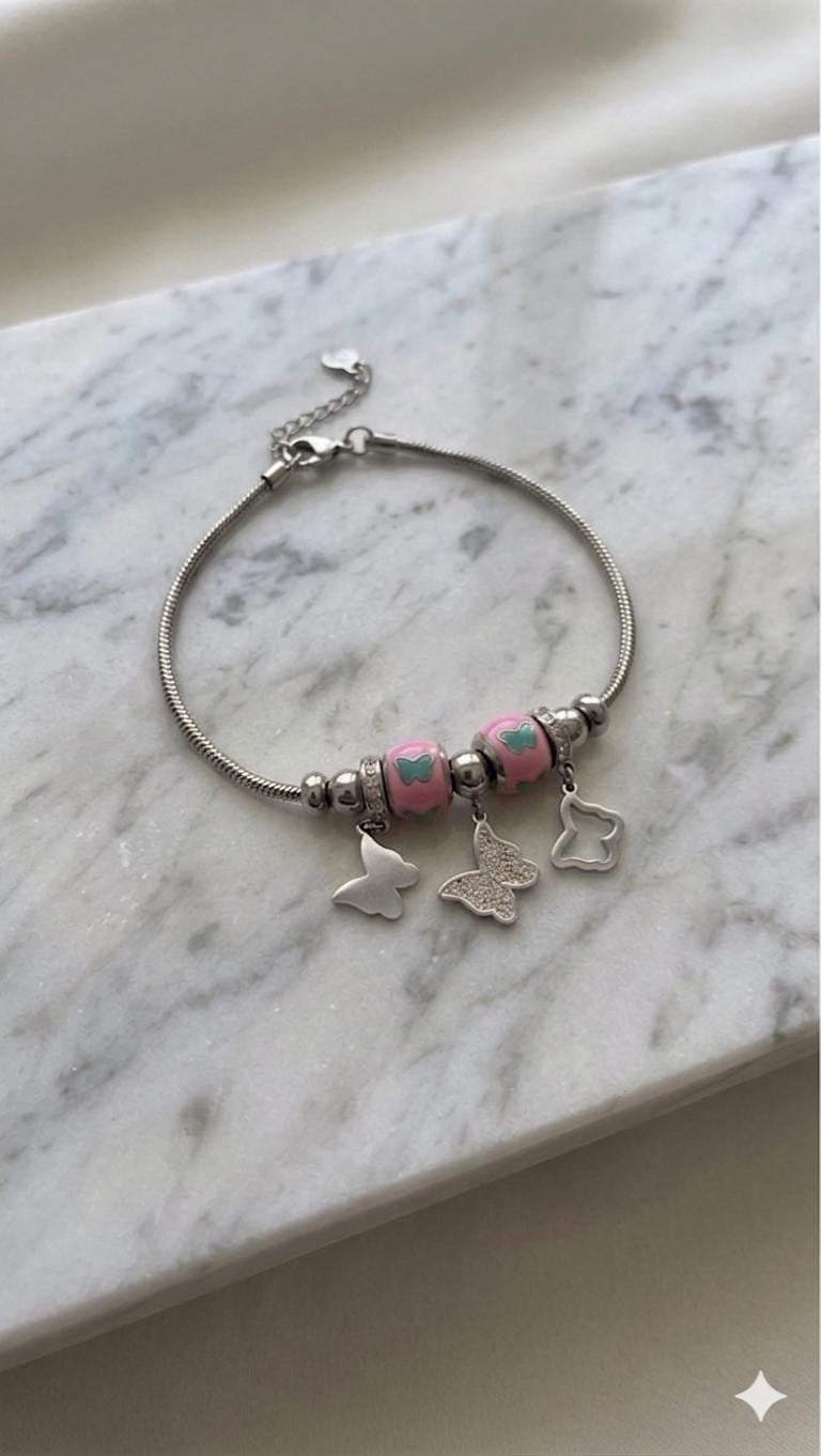 Çelik Pandora Bileklik (Gümüş) Blk 2492