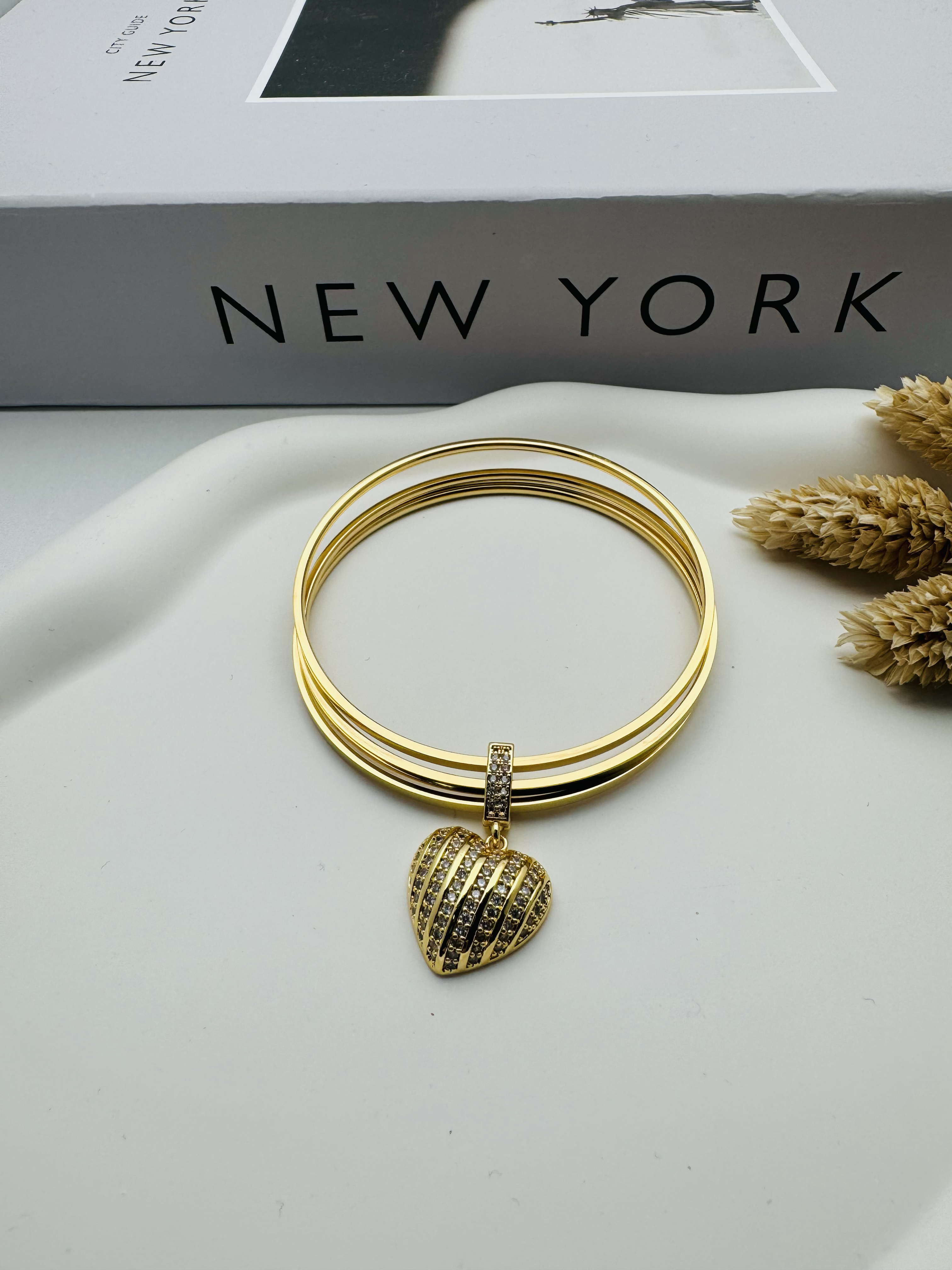 Charmlı Ajda Bilezik (Gold) 6.0mm 22059