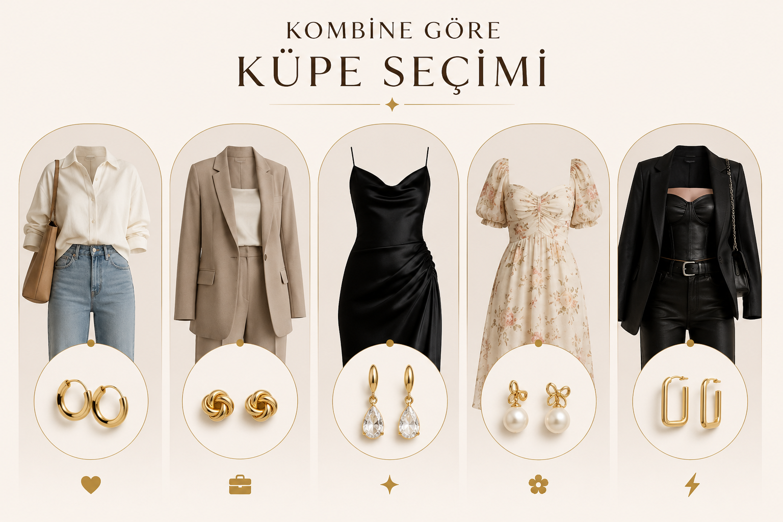Kombine Göre Kusursuz Küpe Seçimi: Günlük, Ofis & Özel Günler İçin Nihai Rehber