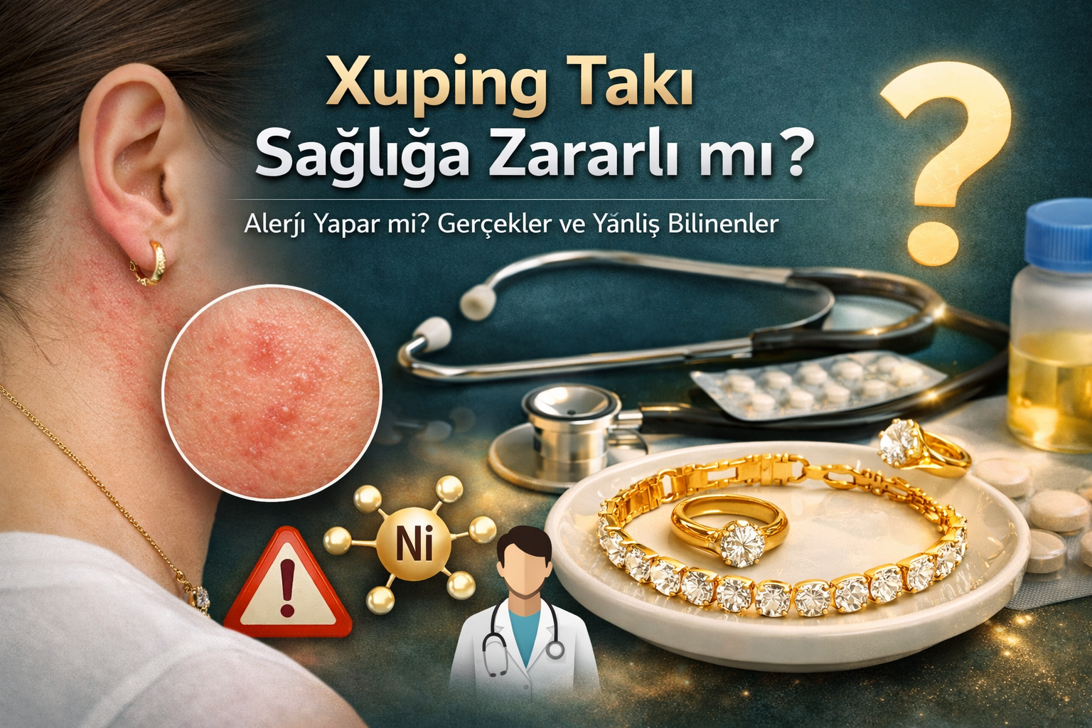 Xuping Takı Sağlığa Zararlı mı? Alerji Yapar mı? Gerçekler ve Yanlış Bilinenler