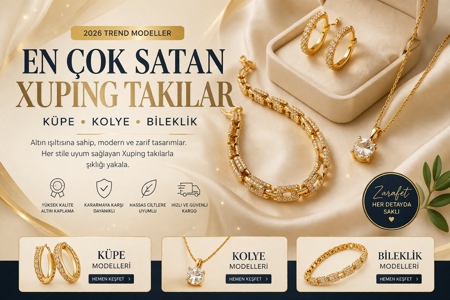 En Çok Satan Xuping Takılar (2026 Güncel Modeller Rehberi)