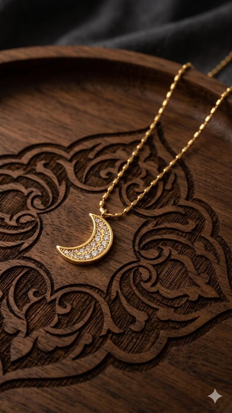  Çelik Kolye 45cm (Gold) 010829