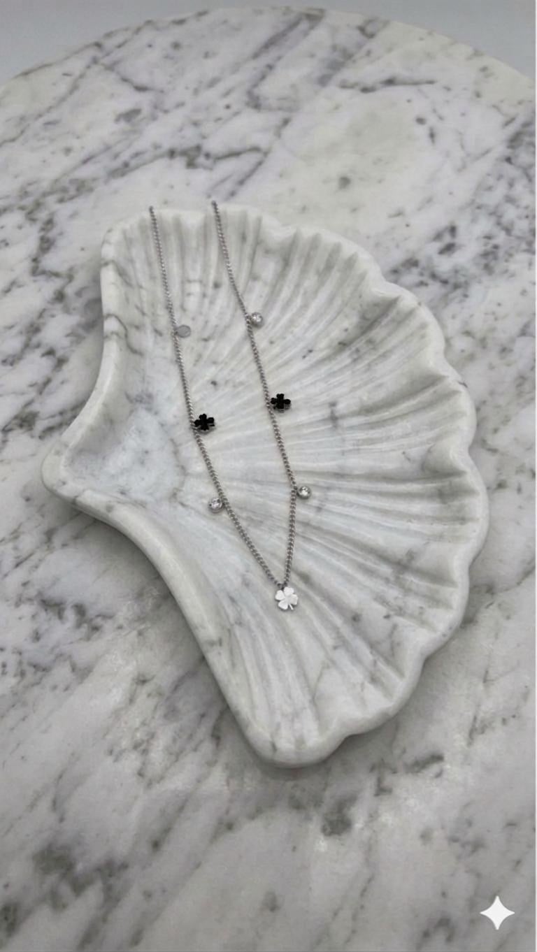  Çelik Kolye 45cm (Gümüş) 010846