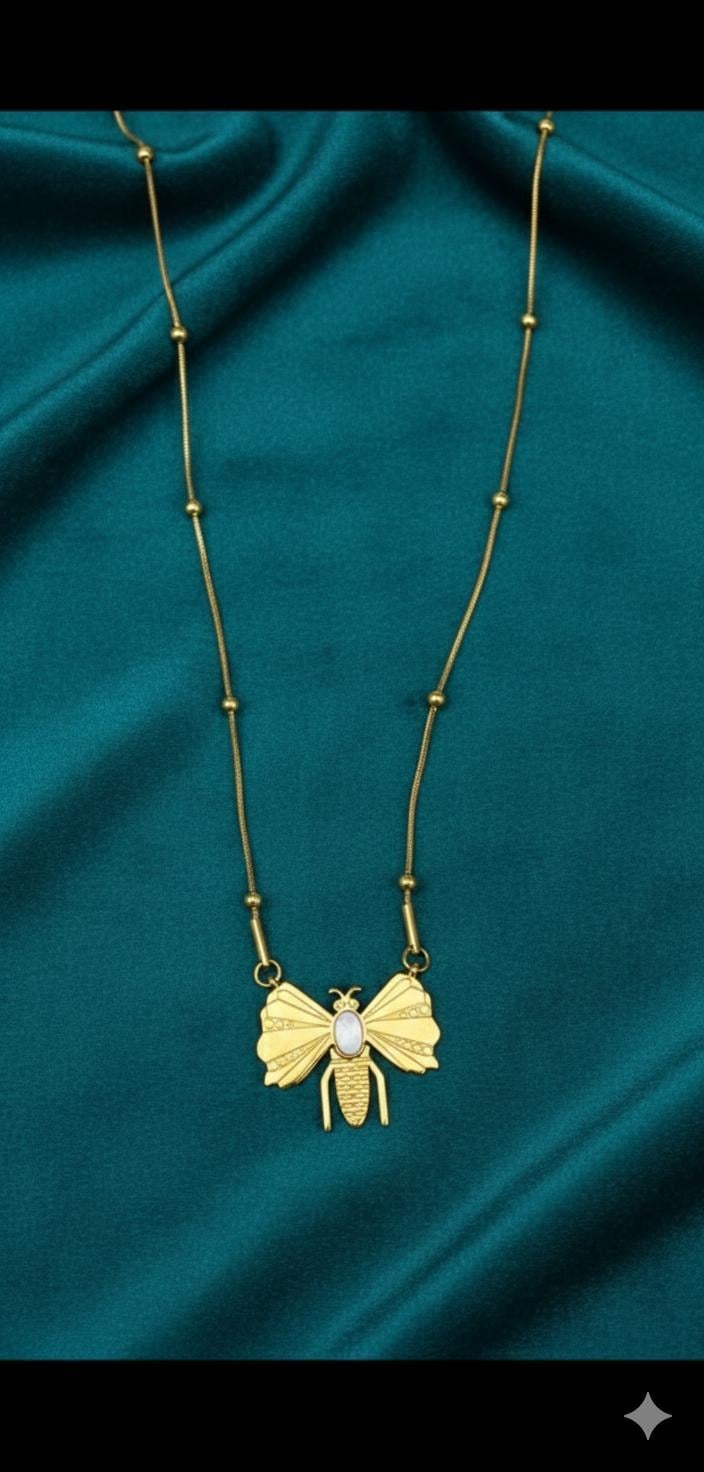   Çelik Kolye (Gold) 010751