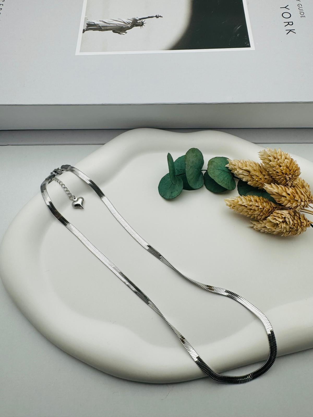 4mm 60 cm İtalyan Çelik Kolye (Gümüş) 0106152-01