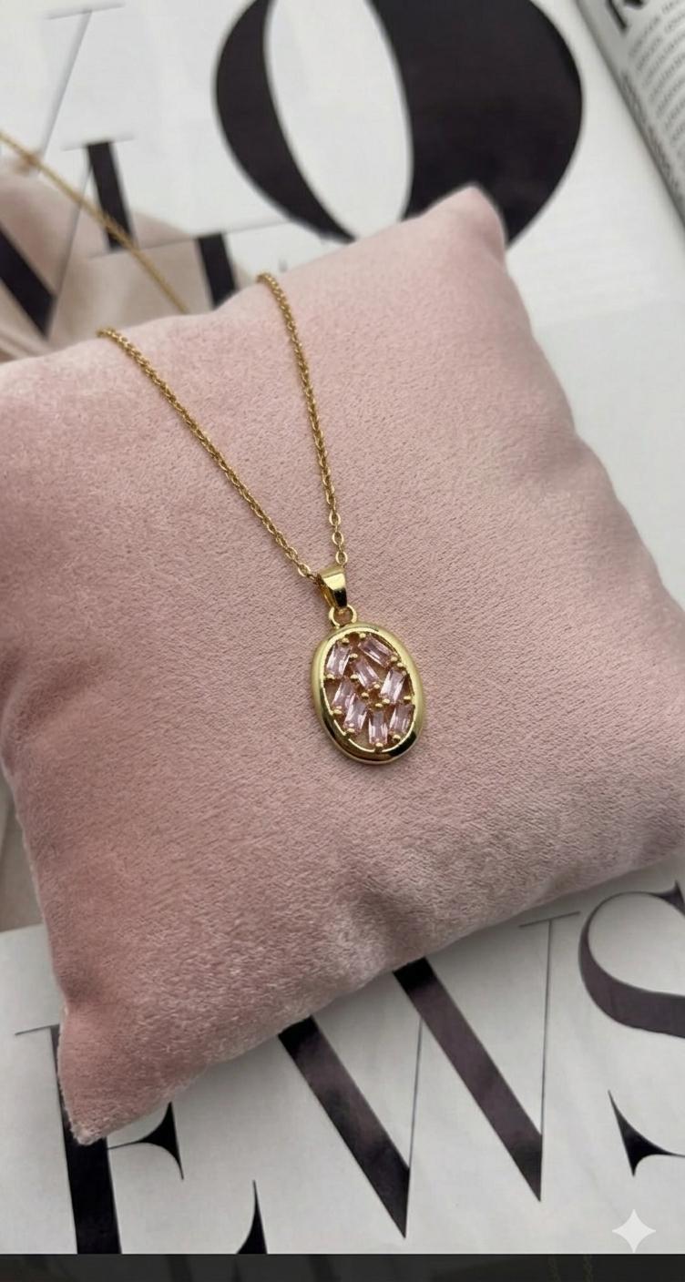 Çelik Kolye 45cm (Gold) 010769