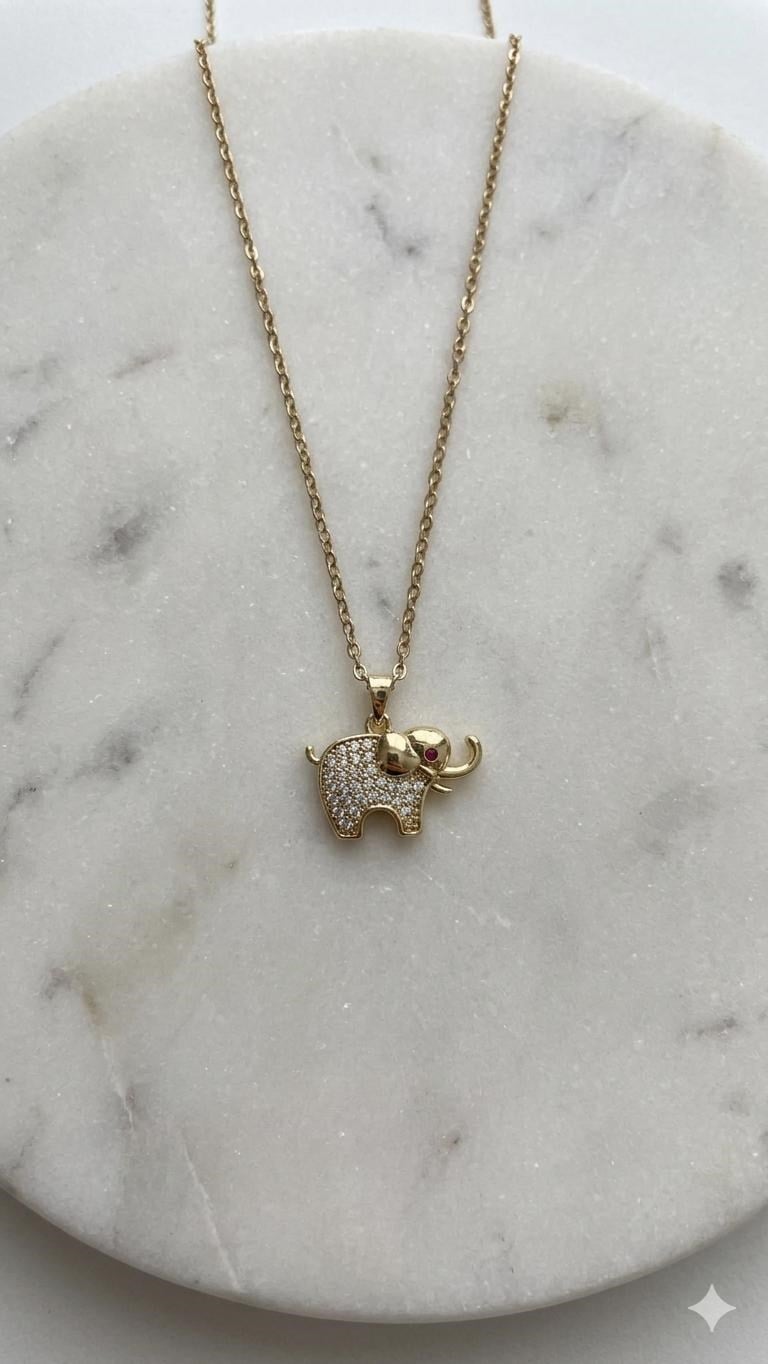 Çelik Kolye 45cm (Gold) 010874