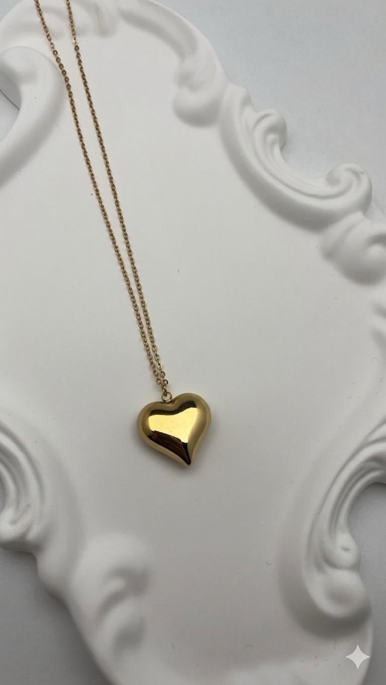 Çelik Kolye 45cm (Gold) 010927