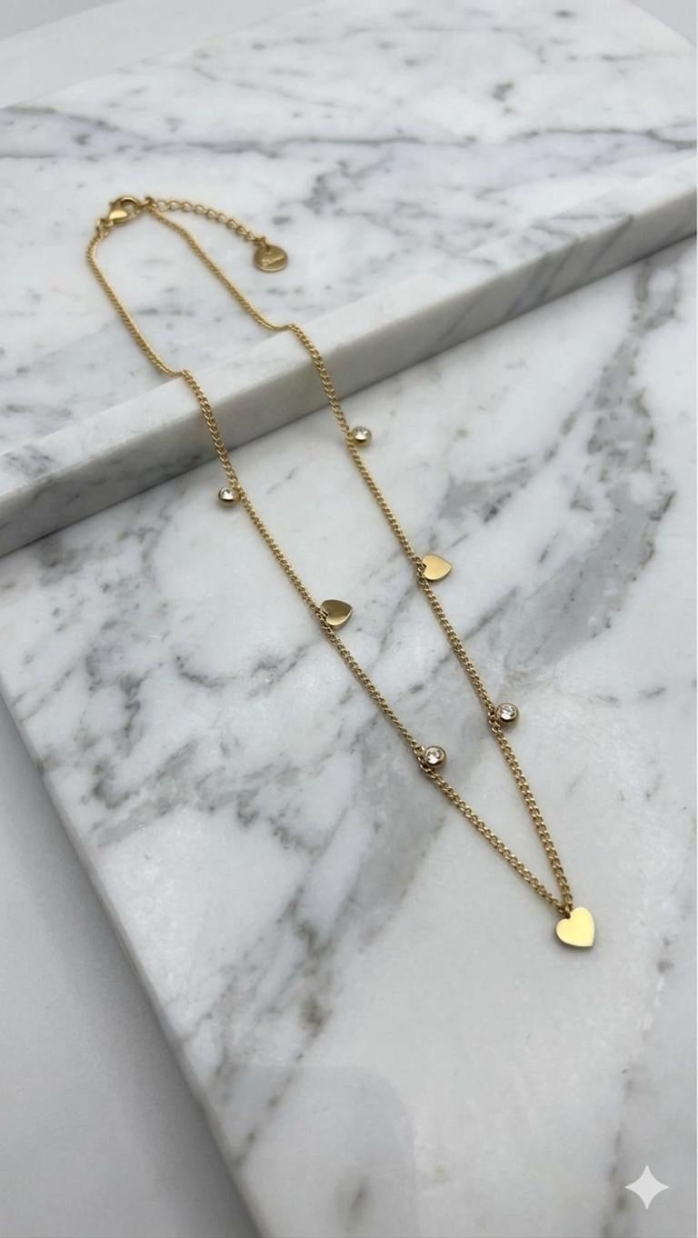 Çelik Kolye 45cm (Gold) 010937
