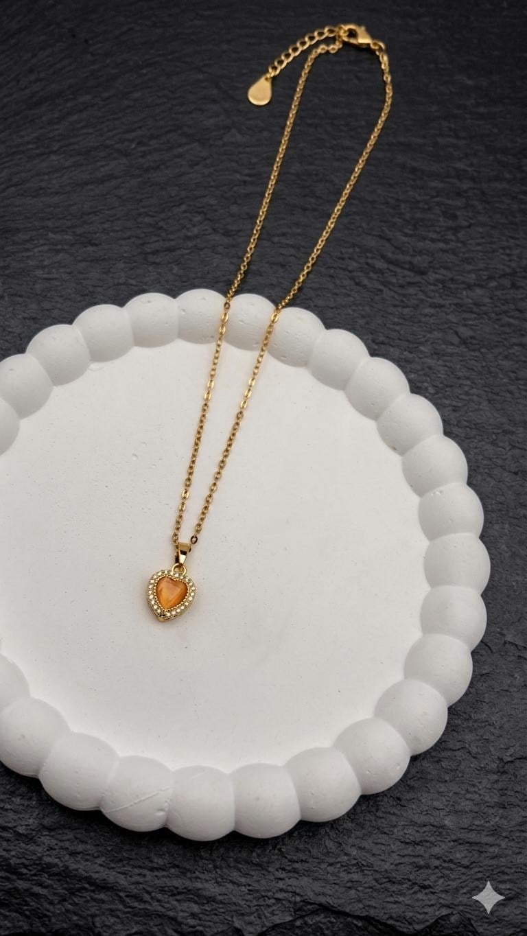 Çelik Kolye 45cm (Gold) 010957