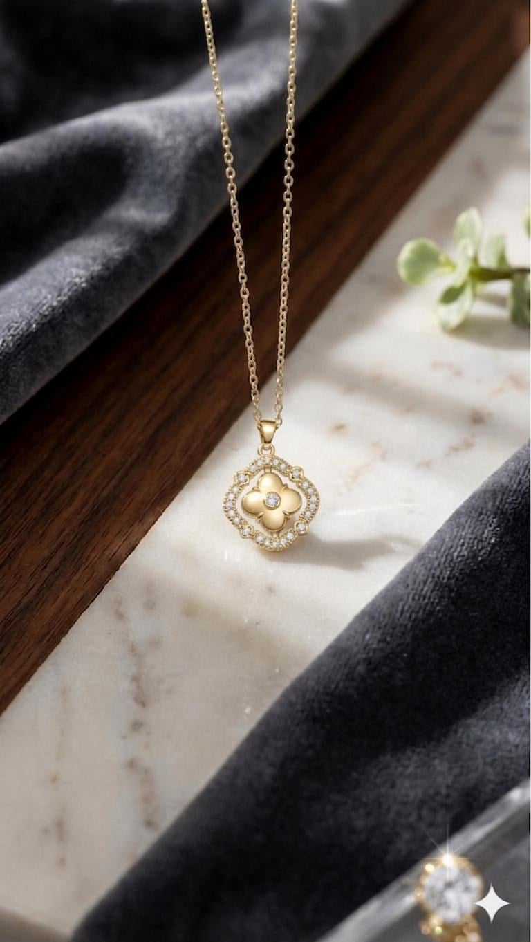 Çelik Kolye 45cm (Gold) 010961