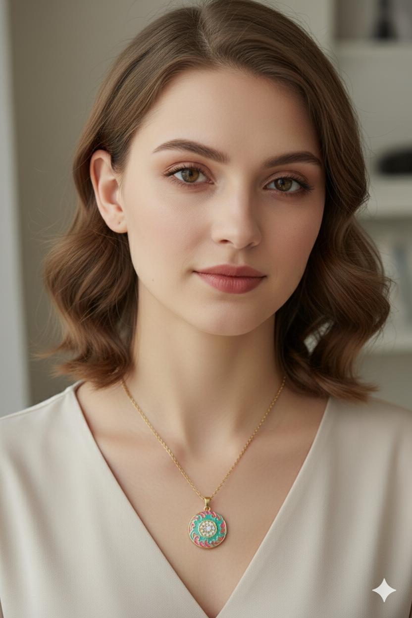 Çelik Kolye (Gold) 0107104