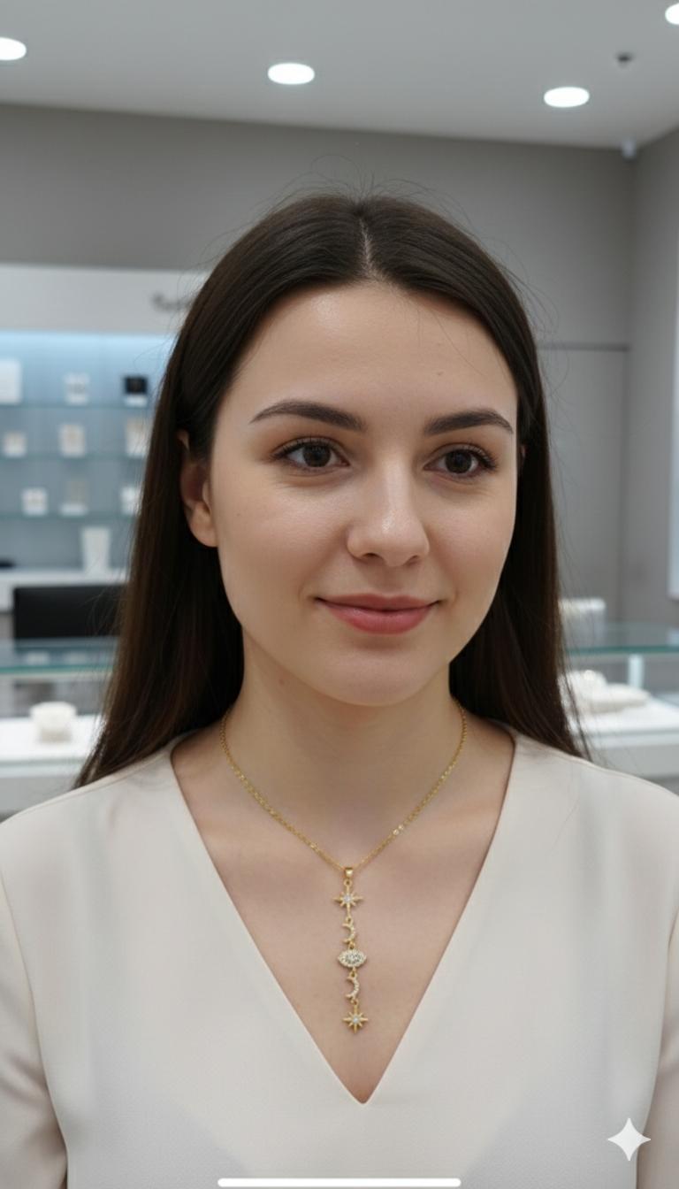 Çelik Kolye (Gold) 0107118