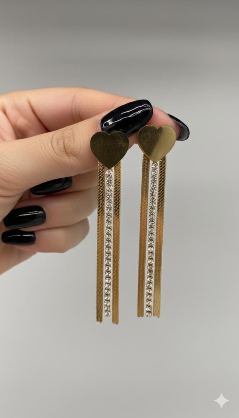 Çelik Küpe (Gold) Kp585