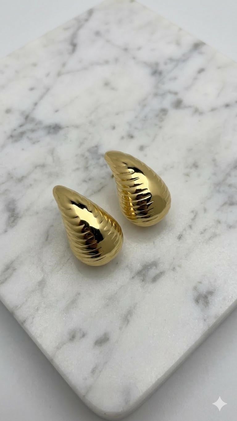 Çelik Küpe (Gold) Kp632