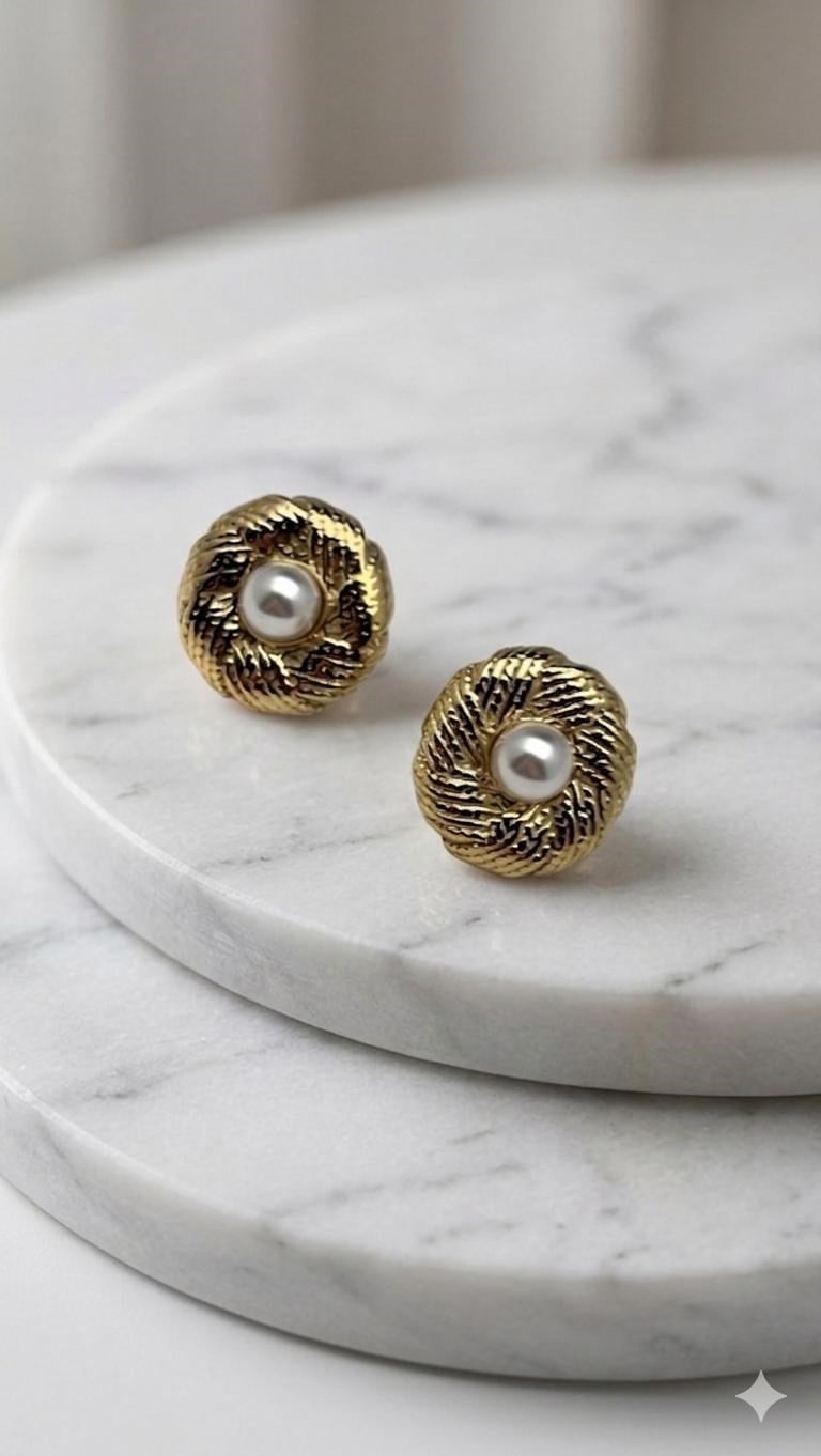 Çelik Küpe (Gold) Kp660