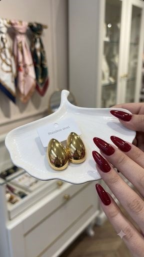 Çelik Küpe (Gold) KP698