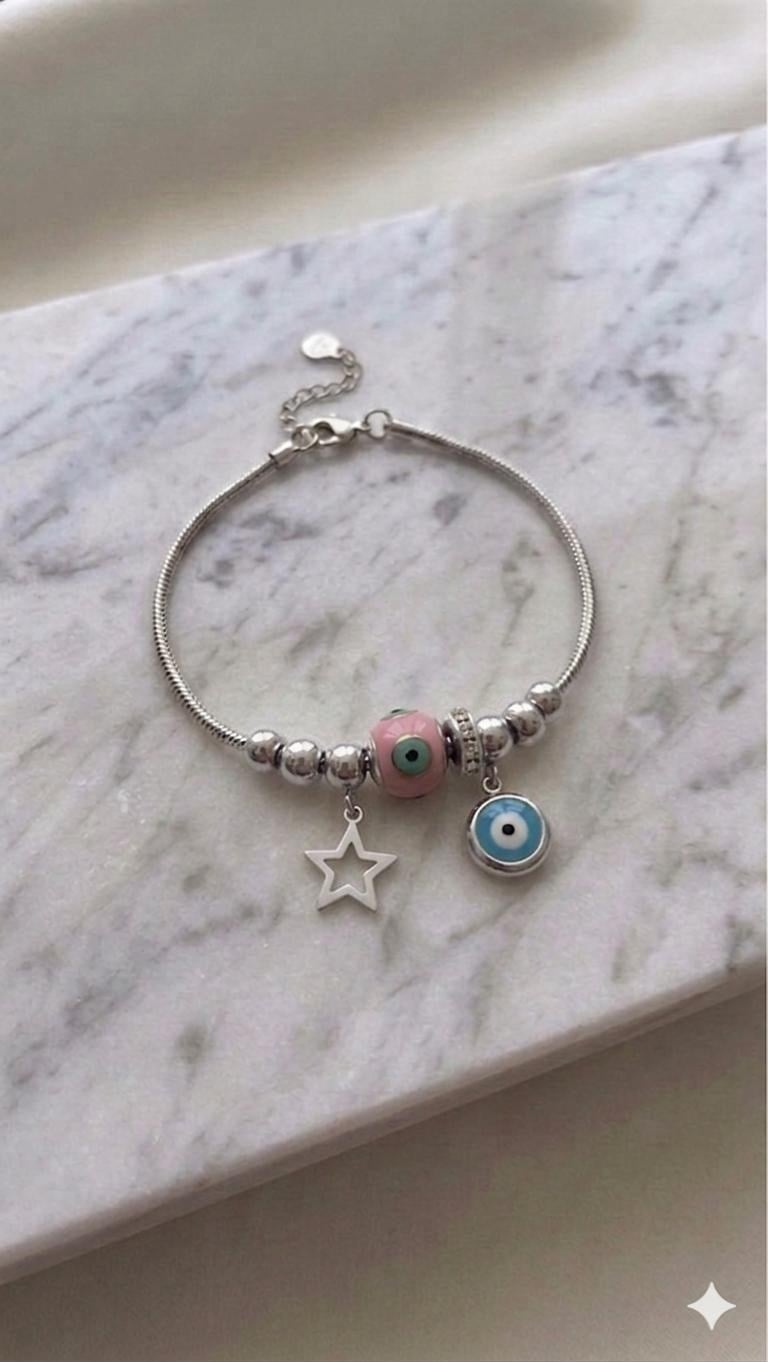 Çelik Pandora Bileklik (Gümüş) Blk 2498
