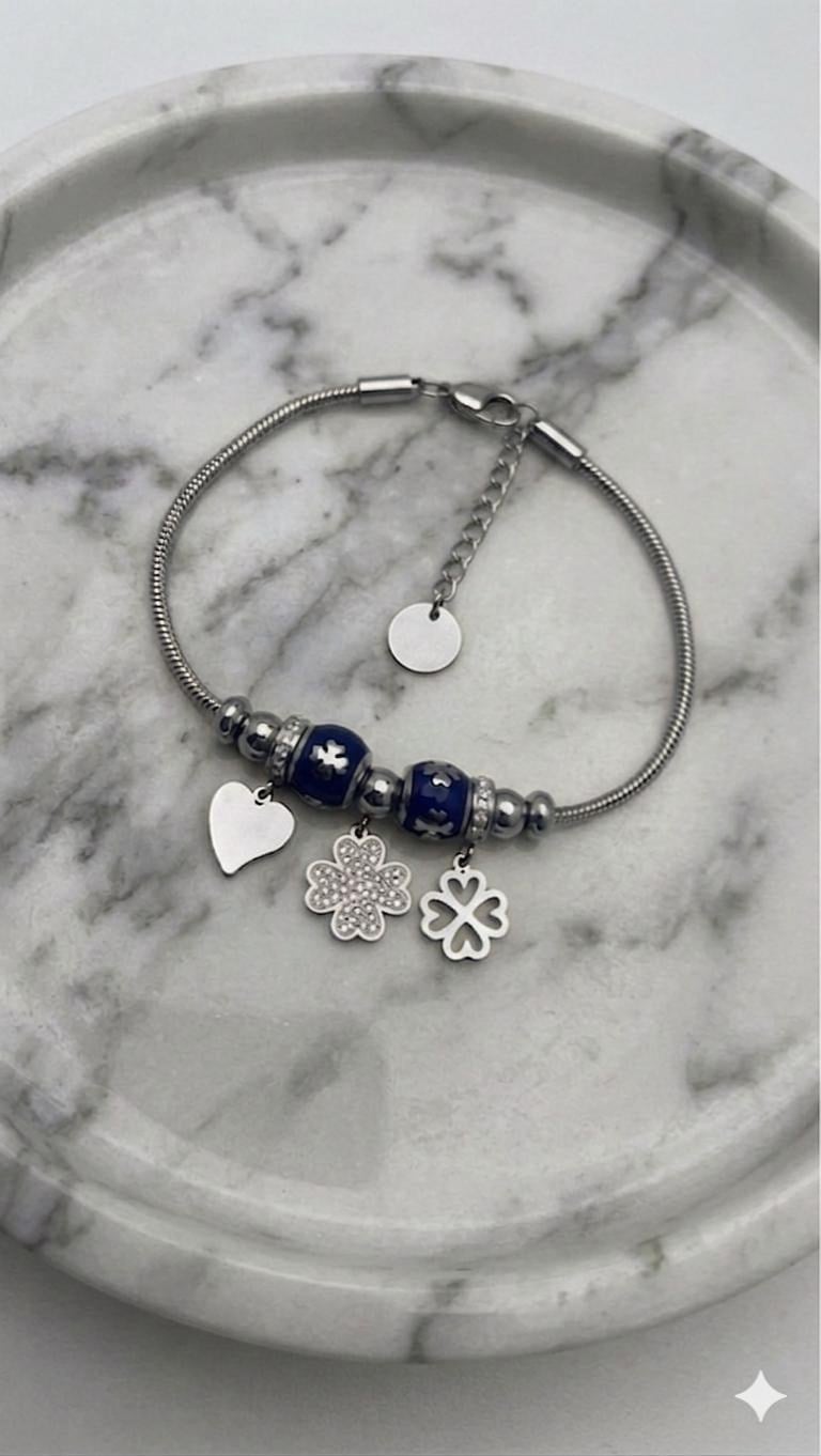 Çelik Pandora Bileklik (Gümüş) Blk 2504