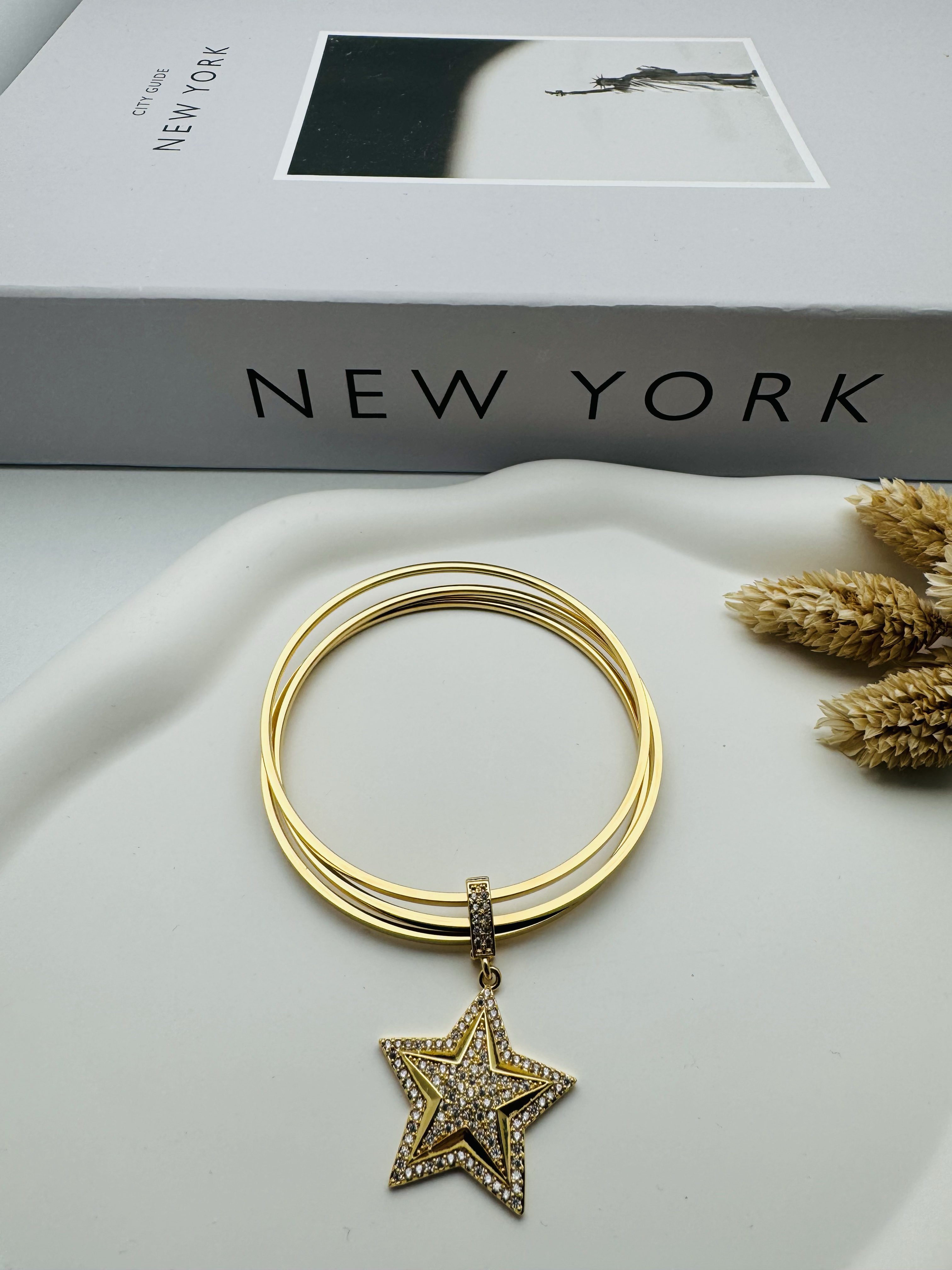 Charmlı Ajda Bilezik (Gold) 6.0mm 22060