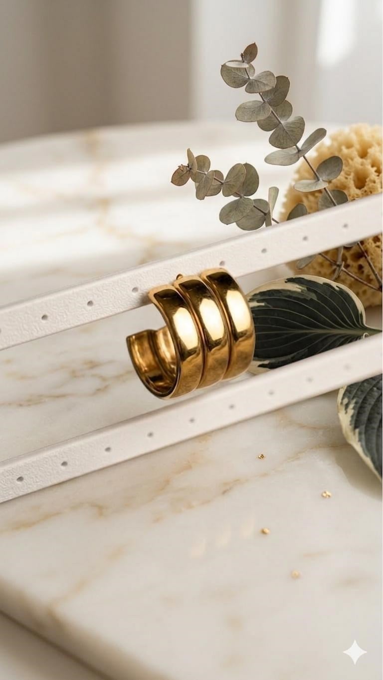 Yalı Çapkını Küpe (Gold) Kp597