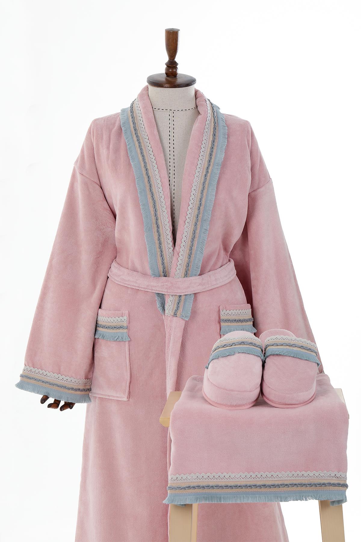 Velvet Line Deluxe Lady Bornoz Seti - Amazon