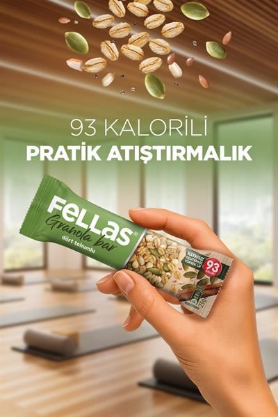 Fellas Dört Tohumlu Granola Bar 12 Adet