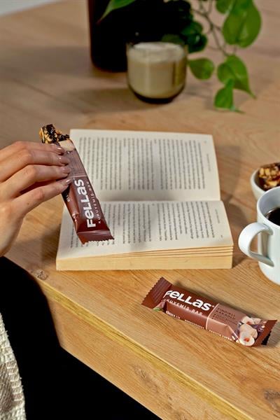Fellas Fındıklı Kakaolu Kuruyemiş Bar 30g x12 Adet