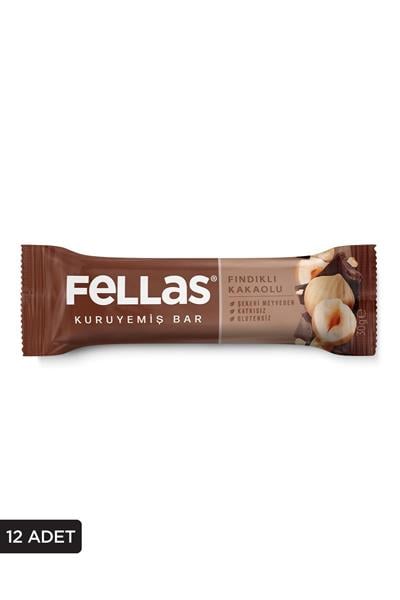 Fellas Fındıklı Kakaolu Kuruyemiş Bar 30g x12 Adet