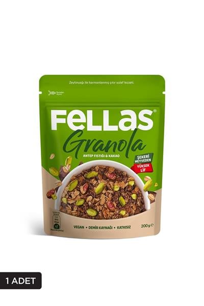 Fellas Granola - Antep Fıstığı & Kakao 200g