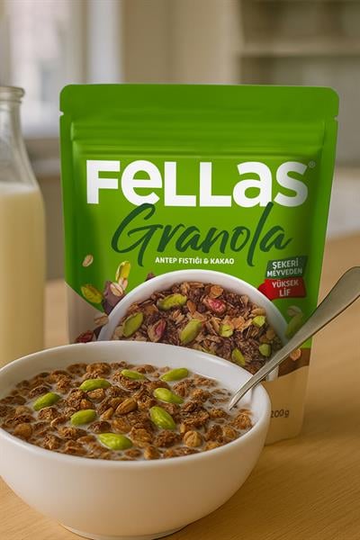 Fellas Granola - Antep Fıstığı & Kakao 200g