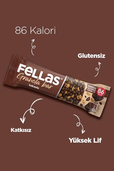 Fellas Kakaolu Granola Bar 12 Adet