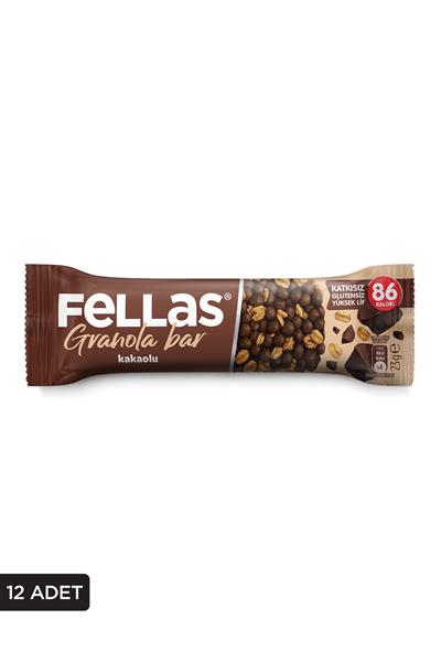 Fellas Kakaolu Granola Bar 12 Adet