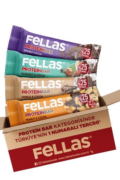 Fellas Protein Bar Deneme Paketi x 4 Adet