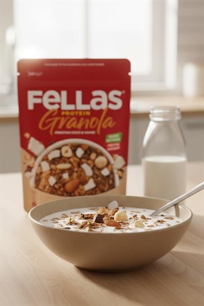 Fellas Protein Granola - Hindistan Cevizi & Kakao 270g