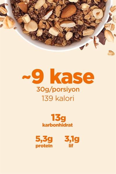 Fellas Protein Granola - Karışık Kuruyemiş & Kakao 270g - 3lü Paket