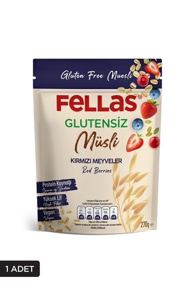 Glutensiz Müsli - Kırmızı Meyveli 270g