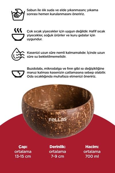 Jumbo Hindistan Cevizi  Kase