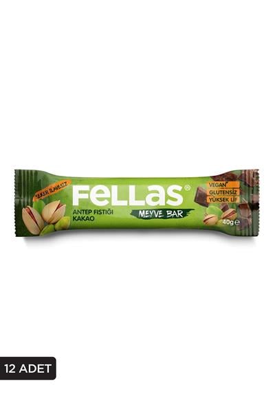 Meyve Bar - Antep Fıstıklı ve Kakaolu 40g x 12 Adet