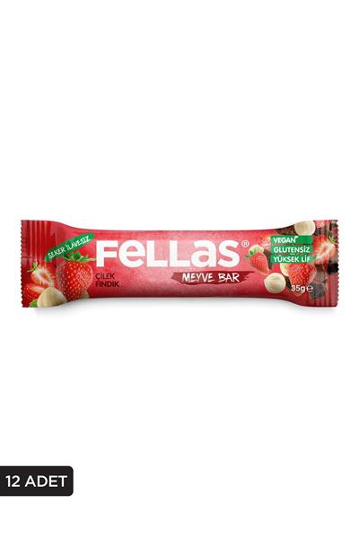 Meyve Bar - Çilekli ve Fındıklı 35g x 12 Adet