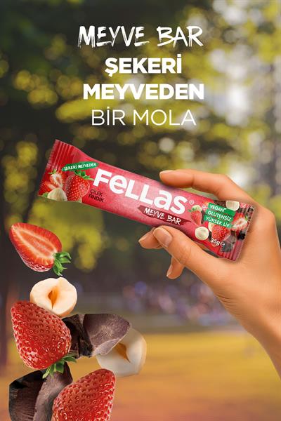 Meyve Bar - Çilekli ve Fındıklı 35g x 12 Adet