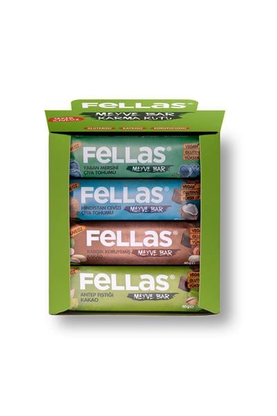 Meyve Bar Karma Kutu 40g x 12 Adet (4 Çeşit)